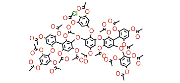 Chlorobisfucophlorethol A nonadecaacetate